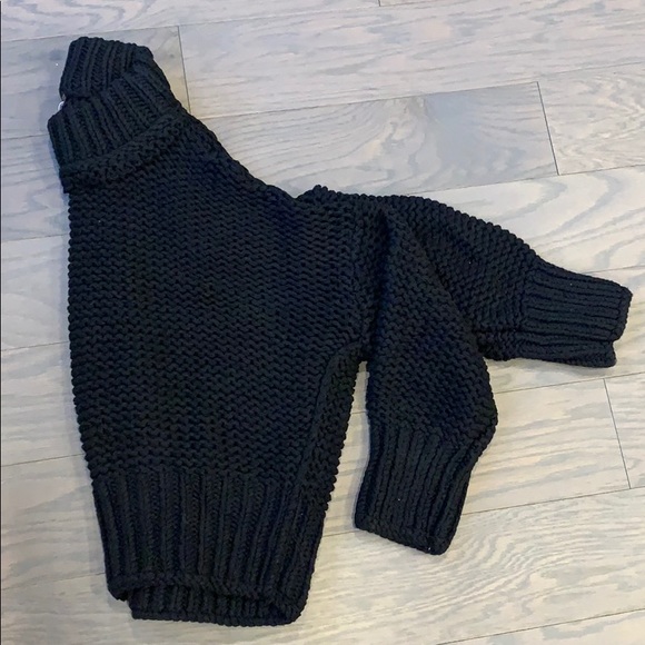 NWT Free People "My Only Sunshine" Black Sweater - Picture 3 of 8